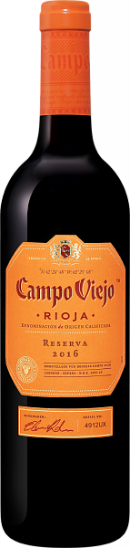 Вино Reserva Rioja DOCa Campo Viejo, 0.75 л