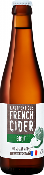 L'Authentique French Cider Brut, 0.33 л