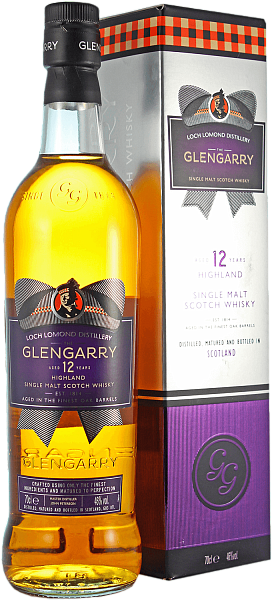 Glengarry Highland 12 Y.O. Single Malt Scotch Whisky (gift box), 0.7л