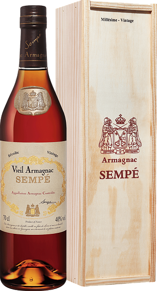 Sempe Vieil Vintage 1975 Armagnac AOC (gift box), 0.7л