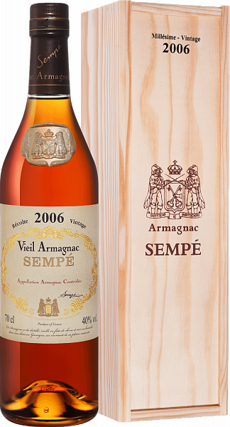 Sempe Vieil Vintage 2006 Armagnac AOC (gift box), 0.7л
